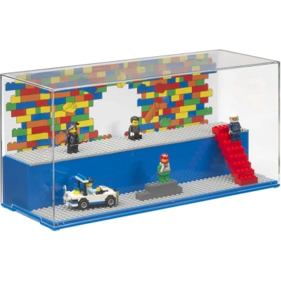 Afbeelding van LEGO Vitrine Iconic Minifigure, Blauw
