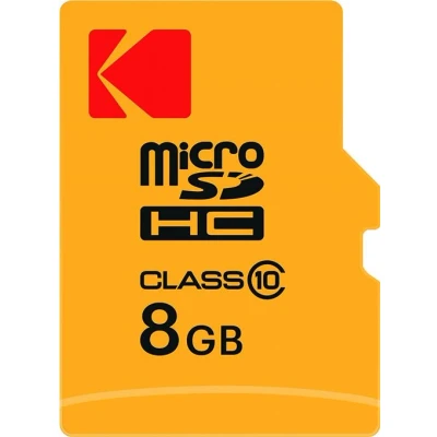 Image de Kodak Carte mémoire flash (adaptateur microSDHC SD inclus(e)) 8 Go Class 10 micro SDHC