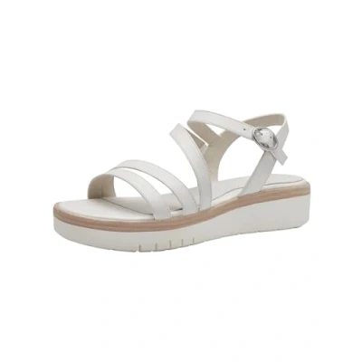 Afbeelding van Tamaris Sandalen met plateauzool, Dames, Maat: 39, White uni Leer