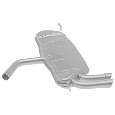 Afbeelding van HELLA 8LD 366 036 511 Einddemper Achter Met aanbouwdelen VOLKSWAGEN: GOLF 6
