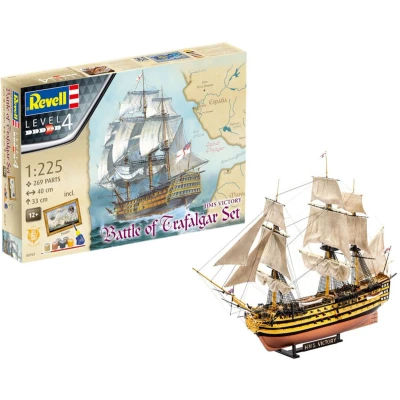 Afbeelding van 1:225 Revell 05767 Battle of Trafalgar Gift Set Plastic Modelbouwpakket