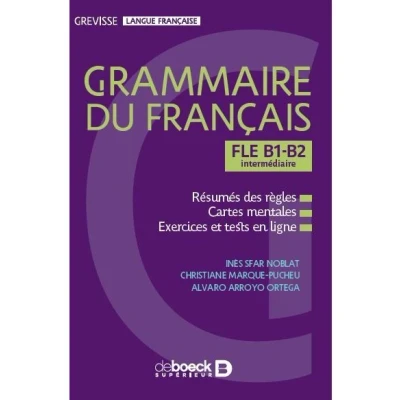 Image de Grevisse FLE B1 B2 grammaire du français