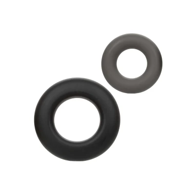 Afbeelding van CalExotics Alpha Liquid Silicone Prolong Set of 2 Grijs