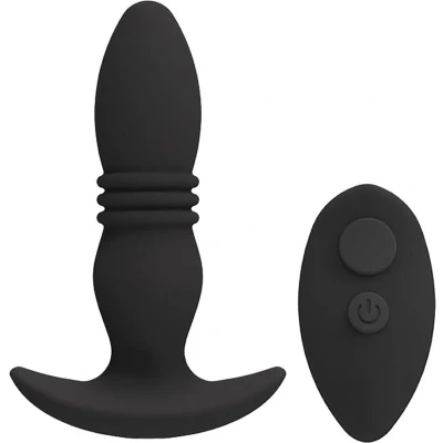 Afbeelding van Doc Johnson Rise Siliconen Anaal Plug met Afstandsbediening black