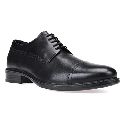 Afbeelding van Geox Heren Zwarte Herenschoenen Carnaby Style: U64W1G