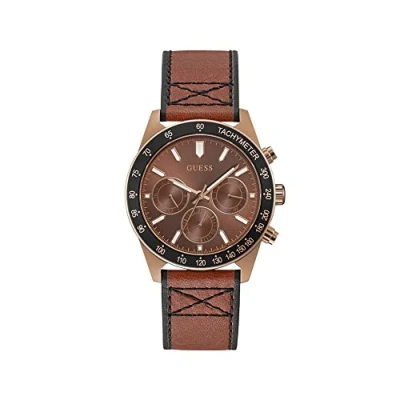 Afbeelding van GUESS Multifunctioneel horloge 42 mm, Bruin/koffie, Riem