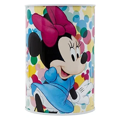Afbeelding van Metalen spaarpot voor kinderen Minnie Feel Good