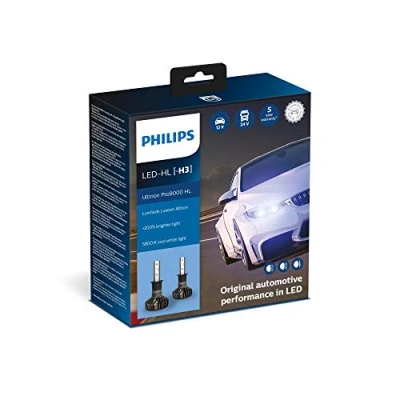 Afbeelding van Philips Ultinon Pro9000 Led autokoplamp (H3), 2 stuks