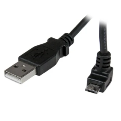 Afbeelding van Kabel USB naar micro Startech USBAUB2MU Zwart