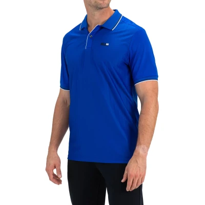 Afbeelding van Cense Tennispolo Heren Blue Neon 240 S Tennisshirt