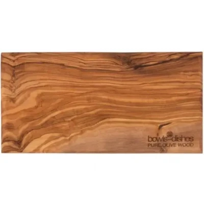 Afbeelding van Bowls and Dishes Pure Olive Wood olijfhouten plank rechthoekig 25 cm dikte 1,5 Feestdagen tip!