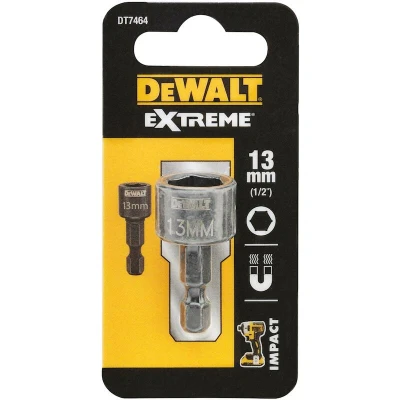 Afbeelding van DEWALT DT7464 QZ IMPACT magnetisch zeskantdop 13mm