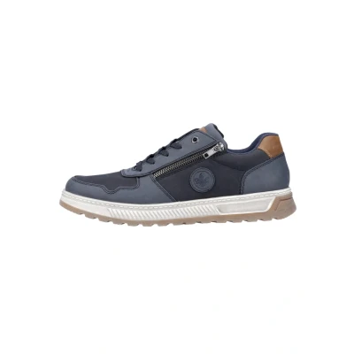 Afbeelding van Rieker Sneakers laag, Heren, Maat: 40, Braun Leer