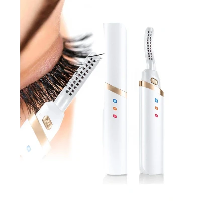 Afbeelding van BP® Elektrische Wimperkruller Verwarmde Wimper Lift Lash Eyelash Curler USB Oplaadbaar 3 Temperatuurstanden Gekrulde en Volle Wimpers Wit