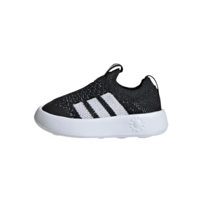 Afbeelding van adidas Performance Bubblecomfy Unisex Hardloopschoenen voor op de weg kinderen, Maat: 22, Core black/footwear white Textiel