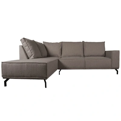 Afbeelding van Home67 Hoekbank Ron Boucle Brown 15 Links