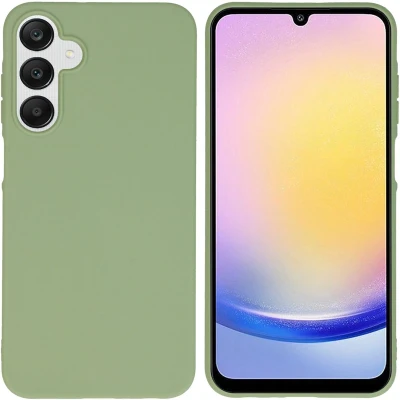 Afbeelding van imoshion Hoesje Geschikt voor Samsung Galaxy A25 (5G) Siliconen Color Backcover groen