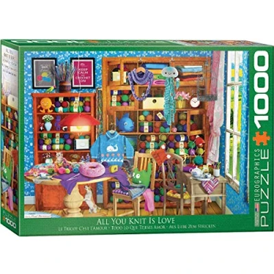 Afbeelding van Eurographics All you Knit is Love (1000)