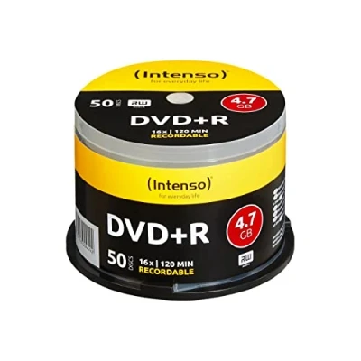 Afbeelding van Intenso 4111155 DVD+R disc 4.7 GB 50 stuk(s) Spindel
