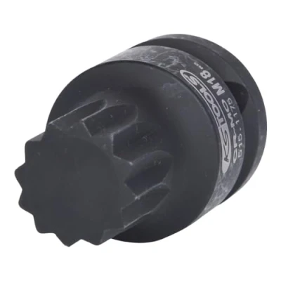 Afbeelding van KS TOOLS 515.1175 Kracht, dopsleutel 45 M18 12,5 (1/2&quot;) Binnen veeltandig, Buiten veeltandig