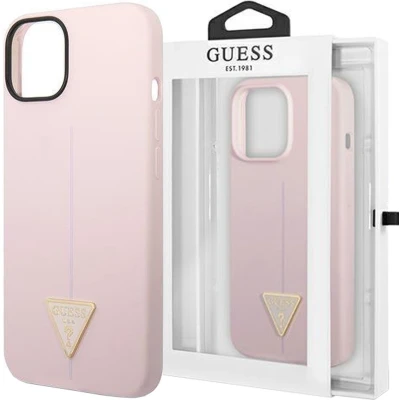 Afbeelding van Guess GUHCP14MSLTGU iPhone 14 Plus 6.7 paars/paars hardcase siliconen driehoek
