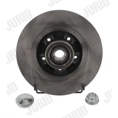 Afbeelding van JURID 562609J 1 Remschijf 274 11 5 volledig Geolied Met ABS sensorring, wiellager RENAULT: Kangoo II Express, / Grand