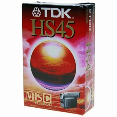 Afbeelding van VHS C TDK HS 45 minuten PAL SECAM CASSETTES