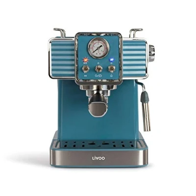Afbeelding van LIVOO Feel good Moments DOD174 espressomachine, blauw