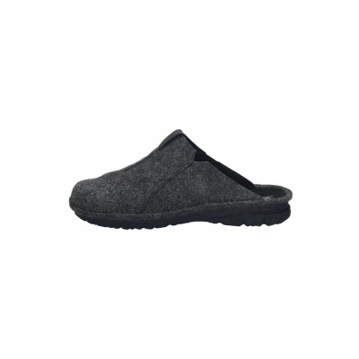 Afbeelding van Josef Seibel Toulouse Pantoffels, Heren, Maat: 40, Anthrazit Leer en textiel