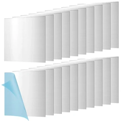 Afbeelding van aluminium platen van 0,5 mm dik, zilver, 15 x cm, set 20 voor modelbouw, beurzen, doe het zelf projecten, knutselprojecten