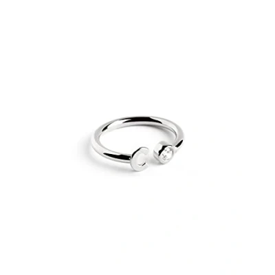 Afbeelding van Singularu Personalizado Letter Ring, Dames, Maat: One Size, Letra c plata