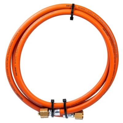 Afbeelding van SIEV gasslang, 3/8L draaibaar, le 4m, diam 4mm, slang rubber