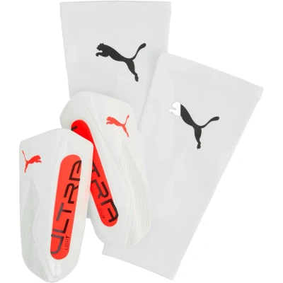 Afbeelding van PUMA ULTRA Scheenbeschermers White Glowing Red XL Wit Voetbal