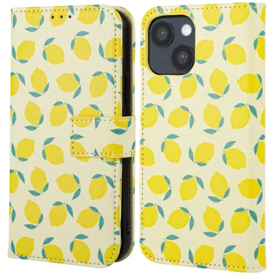 Afbeelding van imoshion Hoesje Geschikt voor iPhone 14 Design Bookcase smartphone Citrus Dream