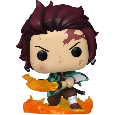 Afbeelding van Funko Tanjiro Kamado (Hinokami Kagura Dance) Pop! Demon Slayer Figuur
