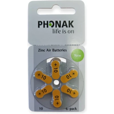 Afbeelding van Phonak P10 hoortoestel batterijen