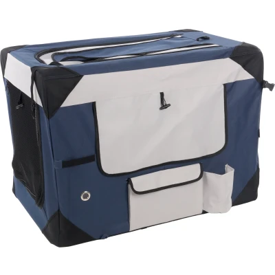 Afbeelding van Opvouwbare Reisbench hondenbench blauw L