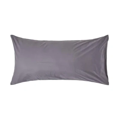 Afbeelding van Homescapes kussensloop 50 x 90 cm Donkergrijs 100% Egyptisch katoen, draaddichtheid 200