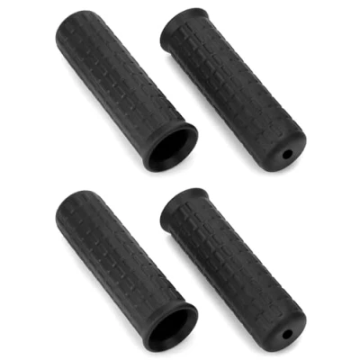 Afbeelding van QWORK® 4 stuks antislip handgrepen voor kruiwagen/fiets, binnendiameter 30 mm