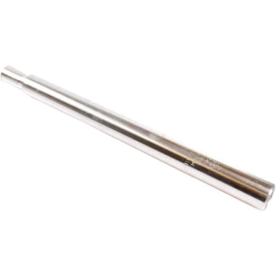 Afbeelding van zadelpen vast kaars 27.2 x 350 mm aluminium zilver