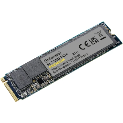 Afbeelding van Intenso 2 TB NVMe/PCIe M.2 SSD harde schijf Retail 3835470