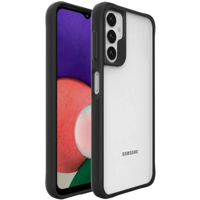 Afbeelding van iMoshion Hoesje Geschikt voor Samsung Galaxy A14 (5G) Shockproof Rugged Hybrid Carbon Case Zwart