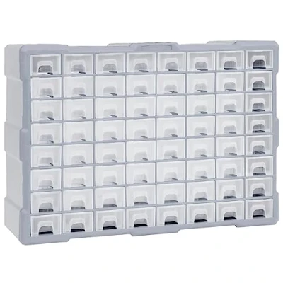 Image de vidaXL Organisateur multi tiroirs avec 64 52x16x37,5 cm147580