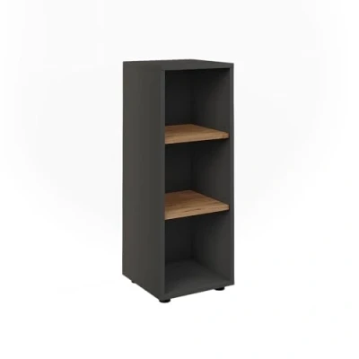 Afbeelding van Vicco IrmaMidikast 30 x 81 cm met 3 opbergvakken Antraciet/Artisan