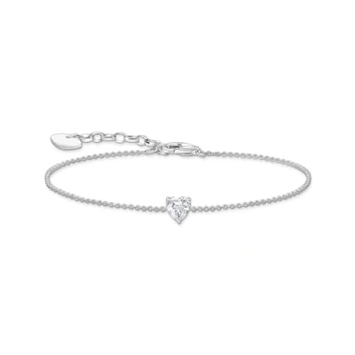 Afbeelding van Thomas SABO Heart Armband, Dames, Maat: One Size, White