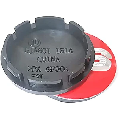 Afbeelding van GÉNERIC 4 stuks autowieldoppen, voor BBS 56 mm, 60 65 68 velgdoppen, rood zilver
