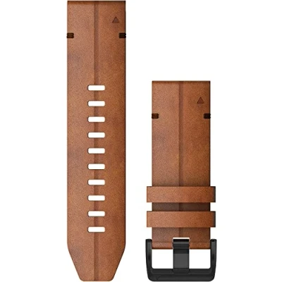 Image de Bracelet Garmin QuickFit 26 mm Cuir Marron