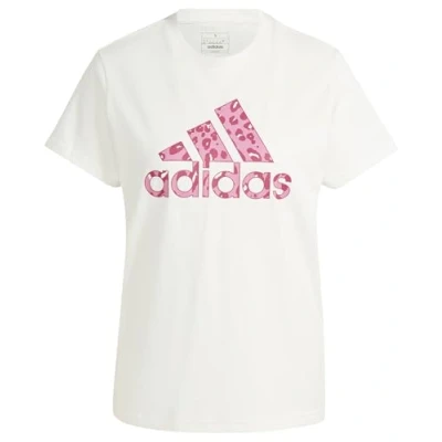 Afbeelding van adidas Sportswear Animal Tshirt print, Dames, Maat: XS, Off white
