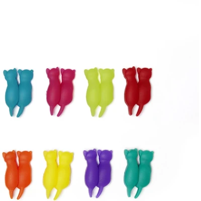 Afbeelding van Kat Glasmarkeerders (Set Van 8)