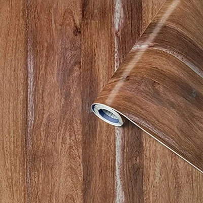 Image de Venilia Plakfolie Perfect Fix rustiek eiken, houtfolie, decoratiefolie, meubelfolie, behang, zelfklevende folie, geen luchtbellen, natuurlijke houtlook, 45cm x 2m, dikte: 0,15 mm, 53335